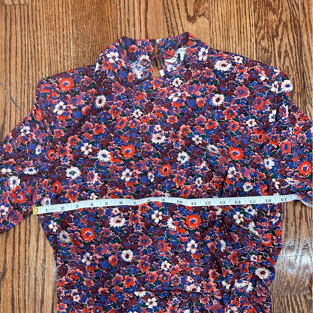 NWT Veronica Beard Louella Dress in Berry Multi Floral Size 8 - Picture 10 of 11